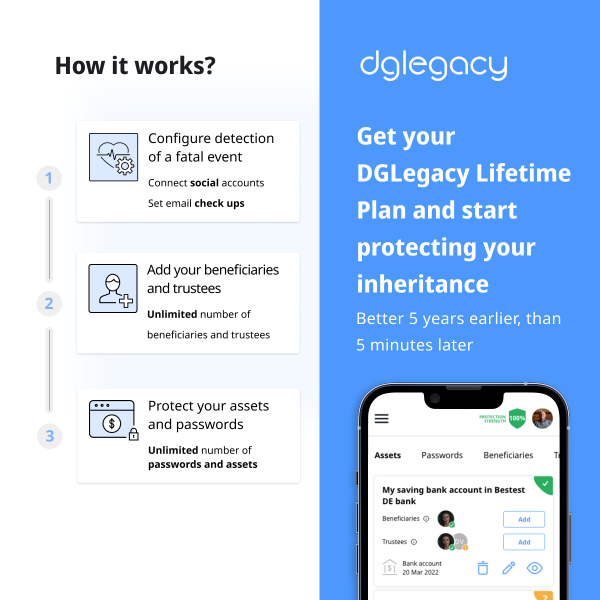 DGLegacy, digital inheritance service